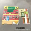 Ventas Directas del Fabricante de Xiongxian Suministros Funerarios Papel Living Nuevo Villa Plegable Edificio Plegable Villa Adhesivo Edificio
