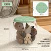 Cubo de almacenamiento personalizado para niños Taburete de almacenamiento para muñecos de juguete Taburete de almacenamiento transparente Taburete pequeño Caja de almacenamiento Caja de almacenamiento