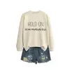 Espere um Pouco Deixe-me Pensar Demais Sudadora Feminina Casual Versátil Confortável para Outono e Inverno Amazon Ebay Independente