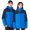 Chaqueta Tres en Uno para Exterior para Hombre y Mujer, Impermeable y Cálida, con Forro Polar Removible, Abrigo de Otoño e Invierno, Chaqueta Trendy con Capucha