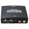 Convertidor VGA a HDMI con audio carcasa de hierro VGA + Audio a HDMI computadora a TV HD