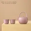 Tetera de Cerámica Morada de Una Olla Dos Tazas Gran Capacidad Separación de Agua y Té Set de Té Kung Fu Tetera de Gama Alta Taza de Té
