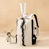Mochila Deportiva para Bádminton y Tenis para Mujer, Mochila de Viaje Ligera con Gran Capacidad, Compartimento Independiente para Zapatos, Correas Dobles para Hombros, Logo Personalizable