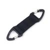 Llavero de Montañismo al Aire Libre Mochila Externa Hebilla Triangular Bidireccional Camping Táctico Cinta de Nylon Llavero de Colgante Rápido