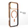 Aplicável em Fronteiras iPhone18Promax Painel Traseiro Transparente Capa Magnética para Celular Apple 17Pro Capa de Liga de Alumínio 16P