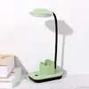Simples porta-canetas de mesa com grande capacidade de armazenamento, luminária de mesa, luz noturna recarregável por USB, fornecimento da Amazon, soletrar muitos presentes corporativos