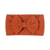Diadema Elástica de Nylon Tejida a Mano de Color Sólido con Lazo de Ala Ancha para Niños, Amazon Europeo y Americano Transfronterizo, Accesorios para el Cabello Infantil 228