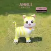 Novo Balão Animal com Rodas para Caminhar Decoração de Festa de Aniversário Infantil Adereços Barraca de Mercado Noturno Brinquedo ao Ar Livre Balão