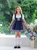 Disfraz infantil de Halloween, disfraz de Oktoberfest, vestido bávaro Dirndl para niña, atuendo de actuación
