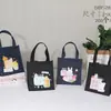 Bolsa Bento de Dibujos Animados Bolsa de Almacenamiento Lonchera Película de Aluminio Impermeable Conservación Fresca Aislamiento Térmico Fácil de Llevar Portátil Impermeable Portátil