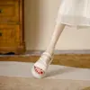 Sandalias de Suela Gruesa para Mujer 2025 Nuevo Estilo Romano de Hada Verano Sandalias Versátiles de Tira Única Zapatillas de Dos Usos para Exterior