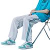Pantalones Casuales de Verano de Seda de Hielo Fino para Hombre, Pantalones Deportivos de Moda Estilo Coreano para Hombre, Pantalones Sueltos Rectos hasta el Tobillo para Hombre, Pantalones de Pierna Ancha para Hombre