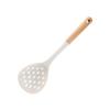 Juego de 6 utensilios de cocina de silicona con mango de madera, sartén antiadherente, pala multiusos para saltear, silicona de grado alimenticio, resistente a altas temperaturas.