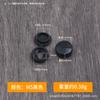Tampas de Parafuso para Furos Decorativos, Armários de Móveis, M3M4M5M6 Tampas de Parafuso Integradas de Plástico para Uso Doméstico