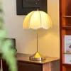 Lámpara de Mesa Estilo Americano Transfronteriza para Sala de Estar y Dormitorio, Lámpara de Mesita de Noche de Lujo de Gama Alta, Lámpara de Mesita de Noche Moderna Retro de Lujo para el Hogar