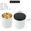 Taza de vidrio electrochapado para vela DIY hecha a mano casera recipiente para vela de aromaterapia de cera de soja Portavelas decoración taza vacía venta al por mayor