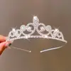 Accesorios para el Cabello Corona Diadema Corona de Pedrería Diadema de Cristal para Bebé Tocados Elsa Princesa Licencia Oficial Entrega Directa Transfronteriza