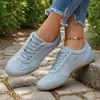 Zapatos casuales ligeros de talla grande para mujer, cómodos, de comercio exterior transfronterizo europeo y americano, planos y versátiles, tallas grandes al por mayor