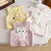 Chaleco de Forro Polar Estilo Coreano para Niños y Niñas 2026 Otoño/Invierno Nuevo Llegada Chaqueta sin Mangas Versátil Elegante Cálida para Abrigo