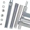 Fábrica de cajas de cartón Ranura para placa colgante de aleación de aluminio Gratis con tornillos Ranura para placa colgante de aleación de aluminio Ranura de fijación para almacenamiento de placa de impresión