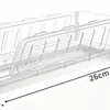 Caja de Almacenamiento de Huevos de Plástico para el Hogar Multicapa Plegable Estante para Huevos para Puerta Lateral de Refrigerador 24 Piezas Bandeja para Huevos Anticaídas Estante para Huevos
