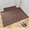 Alfombra de Entrada Transfronteriza de Siete Rayas, Absorbente de Agua y a Prueba de Aceite, Tapete de Cocina de Cobertura Total, Grueso y Resistente a las Manchas, Se Puede Cortar a Medida