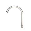 Tubo de salida para grifo de cocina, grifo de agua fría y caliente, tubo universal, codo giratorio alargado de acero inoxidable, accesorios para caño
