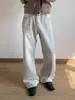 Jeans para Hombre con Efecto Bigote 3D y Dobladillo Curvo, Nuevos Pantalones Cleanfit Verano 2026, Pantalones Largos Sueltos de Pierna Ancha Tendencia