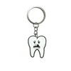 Llavero de Dibujos Animados Médico PVC Goma Suave Cara Pequeña Llavero Bolsa de Doctor Ropa Auricular Colgante Regalo Pequeño DIY