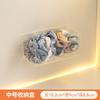 Estante de exhibición para guardar diademas montado en la pared caja de almacenamiento para tocados infantiles accesorios para el cabello caja de almacenamiento de escritorio banda de goma anillo para el cabello caja de almacenamiento transparente