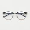 00249 Montura coreana TR90 para gafas de miopía de cejas para mujer, moderna, retro, para estudiantes, cuadrada, montura de espejo, luz plana, grado ajustable