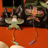 Marcador de Página de Metal Personalizado com Design de Pipa, Clipe de Página de Livro para Leitura de Estudantes Estilo Chinês, Lembrança Cultural Criativa, Presente de Aniversário para Estudantes