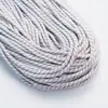 Cuerda Trenzada Colorida de 5 mm para Correas de Teléfono, Correas de Bolso, Paracord, Materiales Hechos a Mano para DIY, Correas para Mascotas