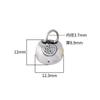 999 plata pura gordo Ruyi pequeño candado pulsera de cuerda accesorios diy accesorios joyería de plata pulsera Xizang colgante