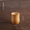 Taza de Cerveza Vintage China de Bambú Carbonizado Taza de Bambú Tubo de Bambú Tubo de Té sin Barniz Artesanías Taza de Agua Taza de Té Tubo de Bambú