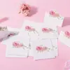 Cartões de Lugar Flor Rosa 3D Mais Vendidos na Amazon, Cartões de Nome para Casamento, Pequenos Cartões Tenda, Cartões de Assento Transfronteiriços, Cartões de Mesa