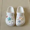Zuecos de Dibujos Animados de Monstruo Pequeño para Mujer, Pantuflas Planas de Eva de Punta Cerrada, Zapatos de Playa para Exteriores, Sandalias Cómodas de Suela Fina para Verano