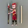 Frete Grátis Brinquedos de Marionetes de Sombra de Madeira Jornada ao Oeste Marionete Sun Wukong Brinquedos de Marionetes de Sombra Nostálgicos Tradicionais Marionete de Sombra Cultural e Criativo