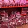 Venda Direta da Fábrica Nova Mineral Cru Natural Cinábrio Contas Soltas Areia Vermelha Areia Dourada Roxa Areia Imperial Contas Redondas Artesanato e Joias DIY