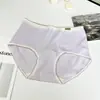 Bragas Transfronterizas para Piel Sensible, Desgaste Prolongado, Tiro Extendido para Mujer, Cobertura Amplia de Cadera, 50 Piezas de Bragas de Algodón con Refuerzo de Seda de Mora, Bragas 100% Algodón para Mujer