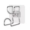 Herramienta para Colgar Lavabo de Inodoro Baño Lavabo sin Perforaciones Estante de Almacenamiento Gancho Adhesivo sin Marcas Gancho Montado en la Pared Estante para Lavabo de Lujo Ligero