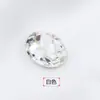 Cristal de Vidrio Diamante Punta Ovalada Adorno para la Cabeza Accesorios para el Cabello Vestido de Novia Accesorios para Ropa Diamante Ovalado con Forma de Punta