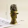 Pedra Lapidada de Cristal Natural Transfronteiriça Coluna de Cristal Árvore da Vida Sino Criativo Sino de Mão Adorno de Decoração de Adereço de Halloween