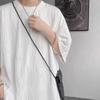 Playera de Manga Corta de Seda Helada Texturizada de Alta Gama para Hombre en Verano, Ligera y Guapa, Diseño Nicho de Talla Grande