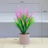 Nuevos bonsáis, flores decorativas para el hogar, sala de estar, flores falsas, flores de plástico en maceta, hermoso traje, flores decorativas pequeñas en maceta