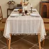 Toalha de Mesa de Algodão e Linho Impermeável e à Prova de Óleo Sem Lavagem Anti-Escaldante Mesa de Centro Sala de Estar Casa Retangular Mesa de Jantar Tapete Mesa de Escritório Simples