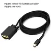 Adaptador DP para VGA Mais Vendido Conversor 1080P Cabo Adaptador DP para VGA de Alta Definição 1,8m