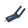 Tarjeta de red inalámbrica 5G de doble frecuencia Gigabit de 1200 m con unidad usb3.0 sin controlador, receptor transmisor wifi para escritorio