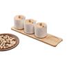 Bandeja de bambú y madera en existencia Bandeja sencilla para cenas de hotel o de uso doméstico Juego de té para restaurante Bandeja de té Bandeja de té rectangular de bambú de estilo japonés