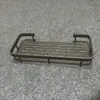Estante de almacenamiento de aluminio sin perforaciones para inodoro, trípode para inodoro, estante de almacenamiento para baño, estante de esquina para inodoro montado en la pared
